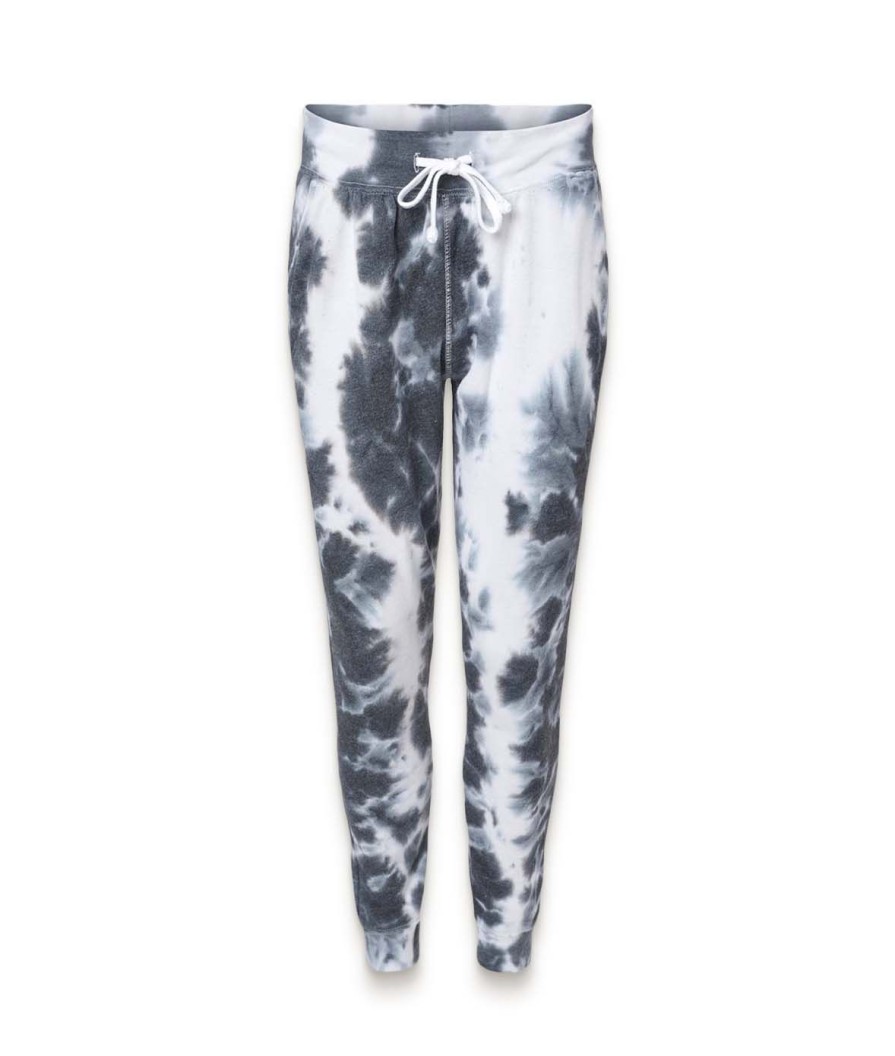 Nayked Apparel Women'S Oversized Soft Washed Tie Dye Fleece Joggers