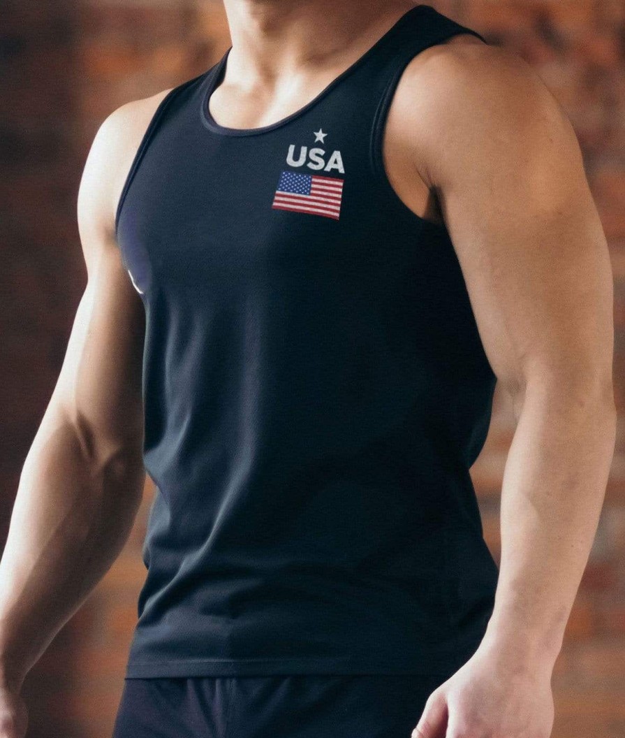 Nayked Apparel Ridiculously Soft Men'S Big Usa Graphic Tank