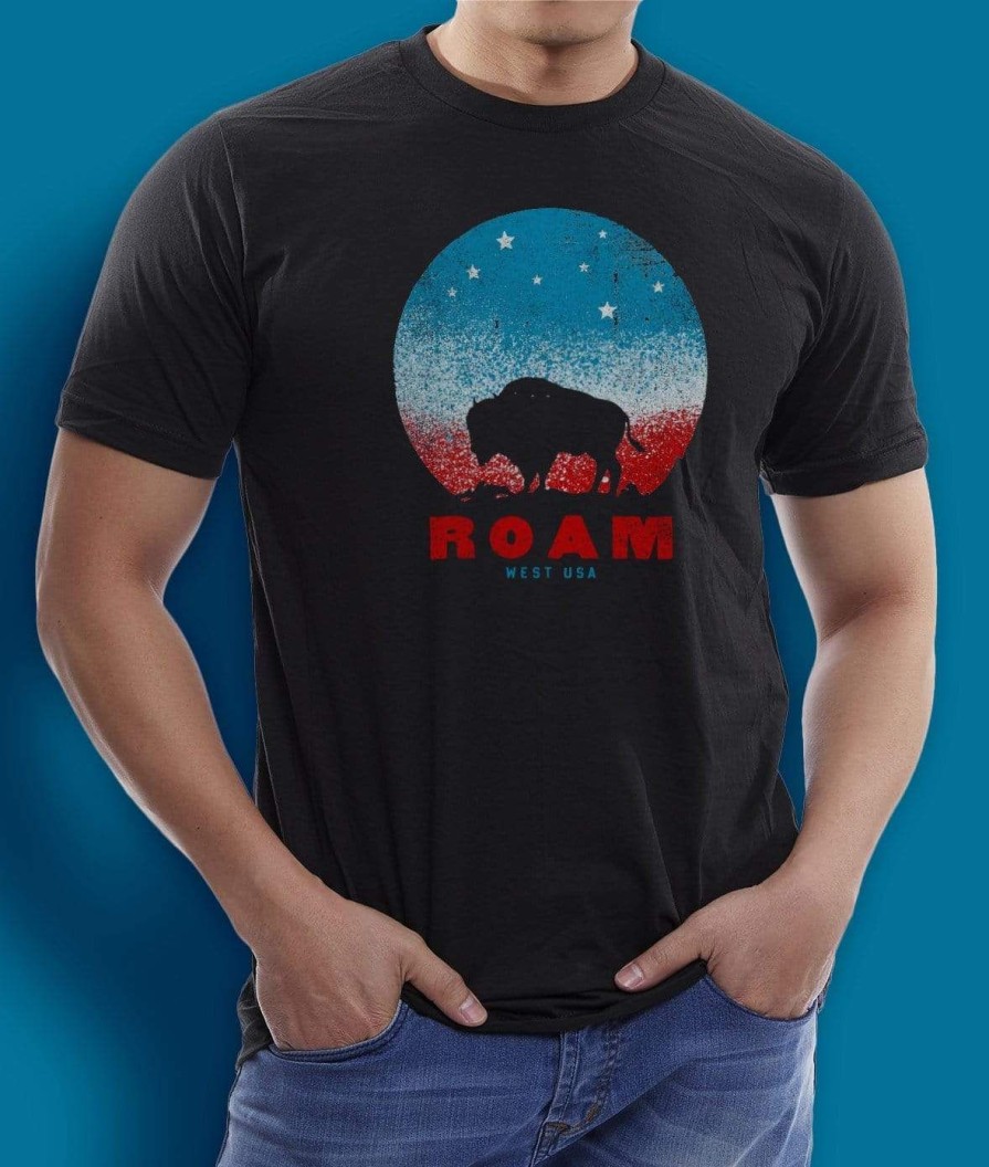 Nayked Apparel Men'S Ridiculously Soft Sueded Big Graphic Tee | Roam