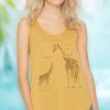 Nayked Apparel Women'S Split Side Graphic Tank | Mama Giraffe