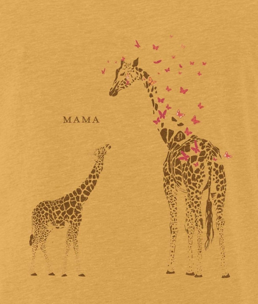 Nayked Apparel Women'S Split Side Graphic Tank | Mama Giraffe