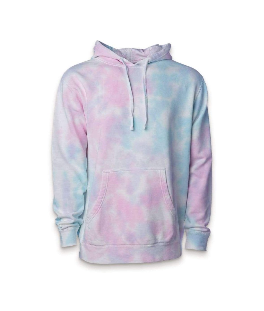 Nayked Apparel Women'S Ridiculously Soft Tie Dye Hooded Sweatshirt