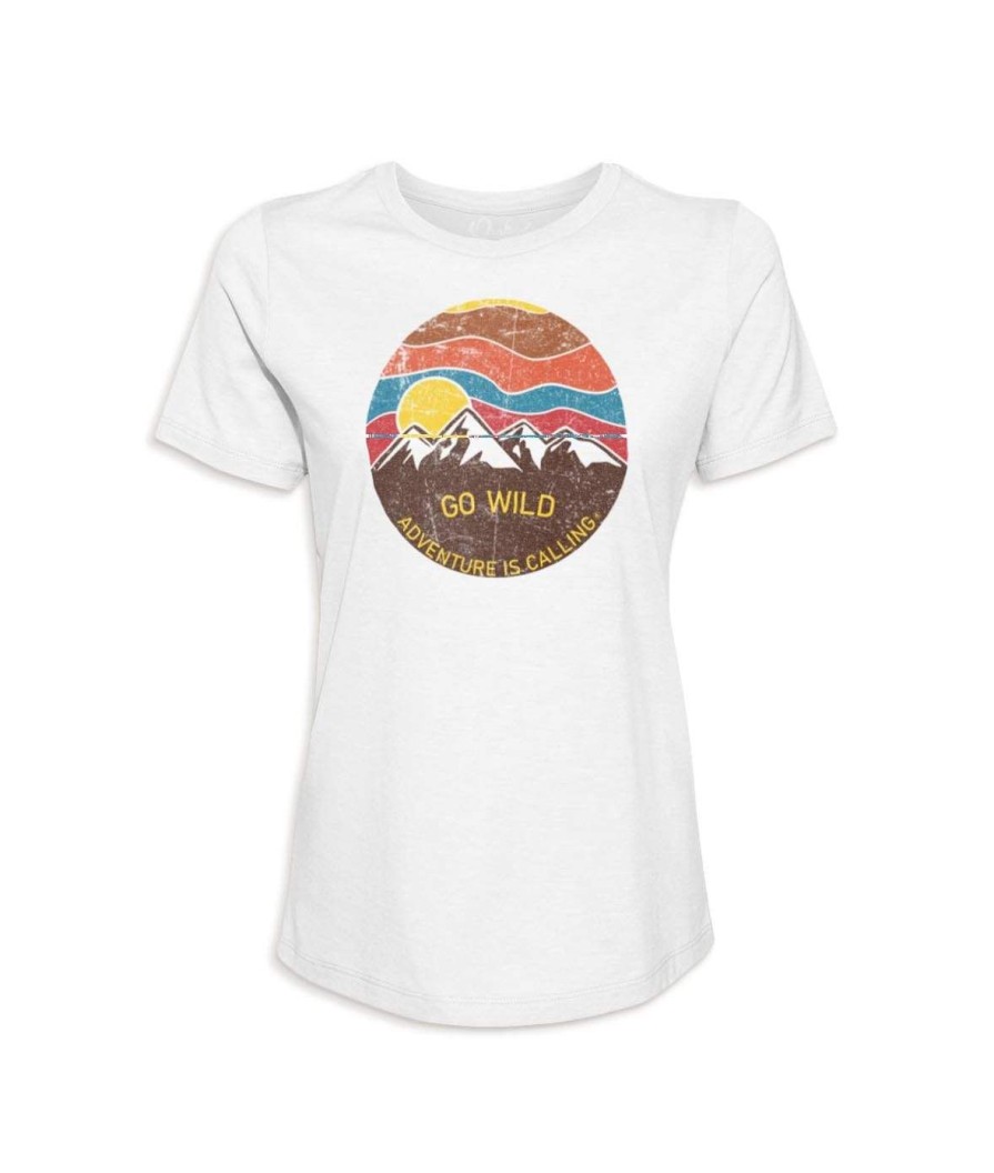 Nayked Apparel Women'S Ridiculously Soft Graphic Tee | Go Wild