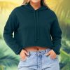 Nayked Apparel Women'S Ridiculously Soft Cropped Hoodie