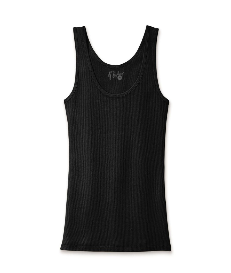 Nayked Apparel Women'S Ridiculously Soft Ribbed Tank