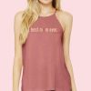 Nayked Apparel Women'S Ridiculously Soft High Neck Graphic Tank | Best Mom Ever