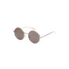 Nayked Apparel Men'S Metallic Round Sunglasses, Lifetime Guarantee