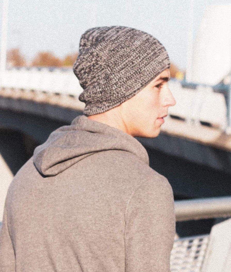 Nayked Apparel Men'S Ridiculously Soft Marled Beanie