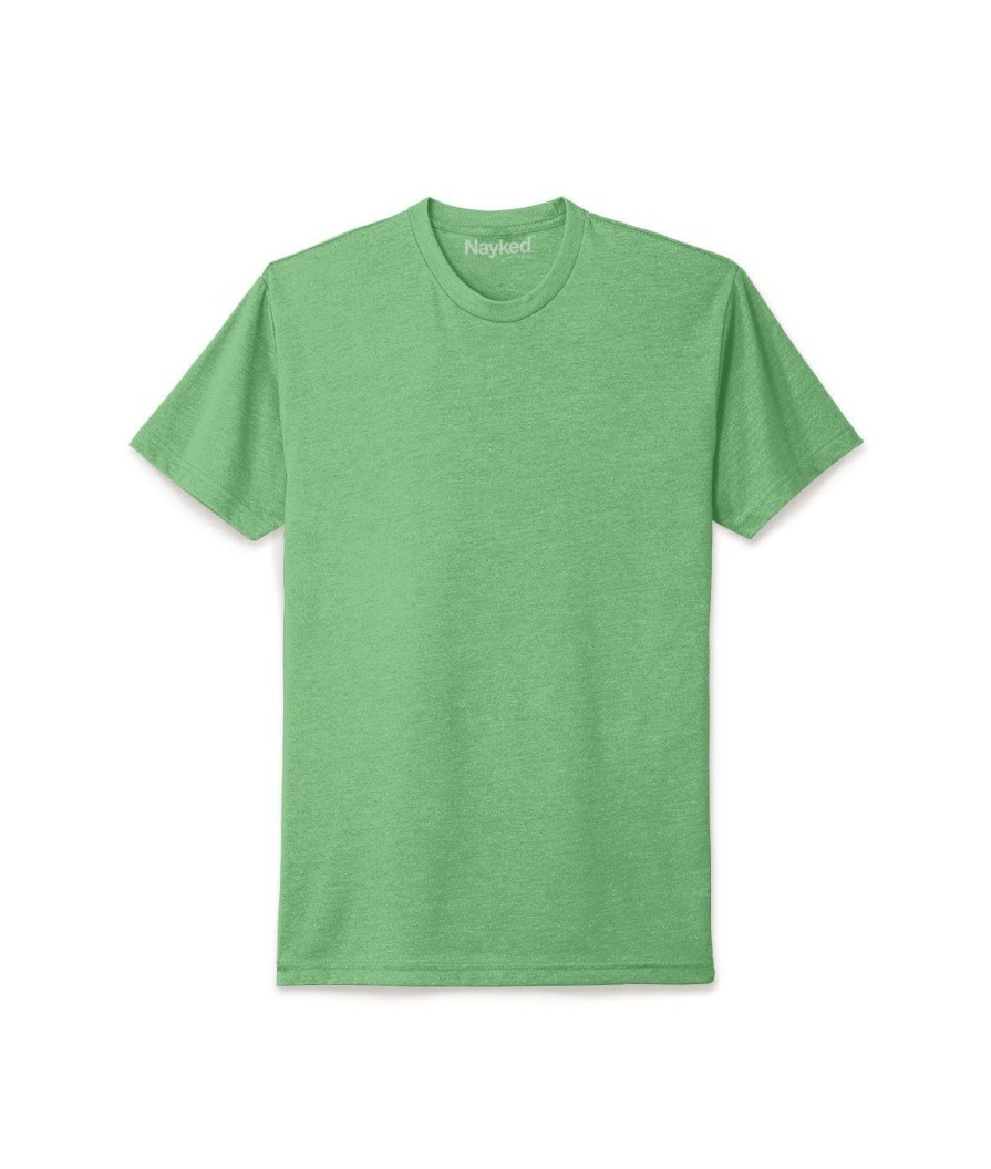 Nayked Apparel Men'S Ridiculously Soft Midweight Crew T-Shirt | New Arrival Colors