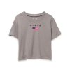 Nayked Apparel Ridiculously Soft Women'S Cropped Flag Tee