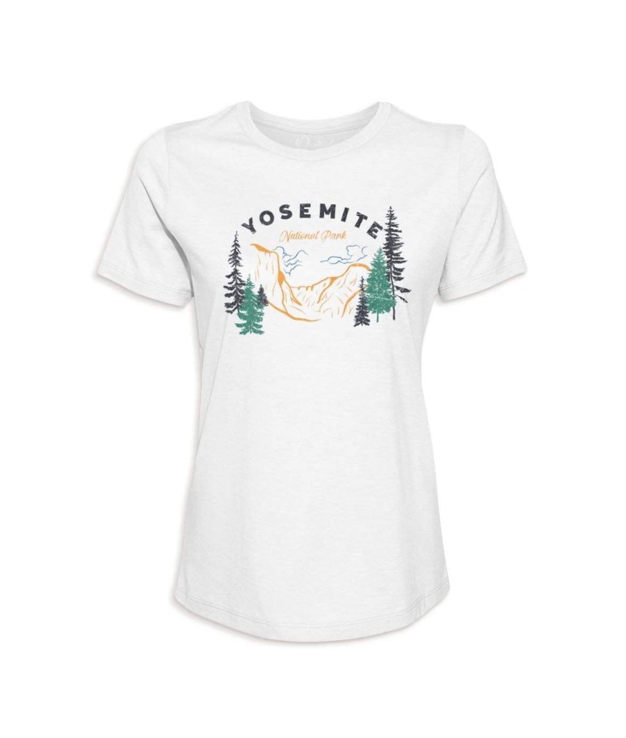 Nayked Apparel Women'S Ridiculously Soft Graphic Tee | Yosemite National Park