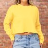 Nayked Apparel Women'S Ridiculously Soft Cropped Sweatshirt