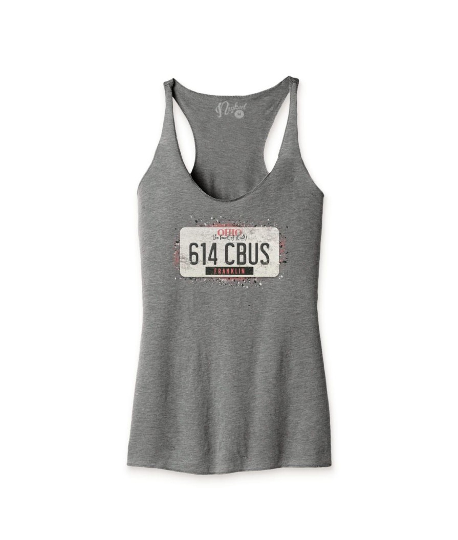 Nayked Apparel Women'S Ridiculously Soft Lightweight Racerback Graphic Tank | 614 Cbus