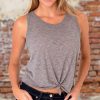 Nayked Apparel Ladies Ridiculously Soft Lightweight Knotted Tank