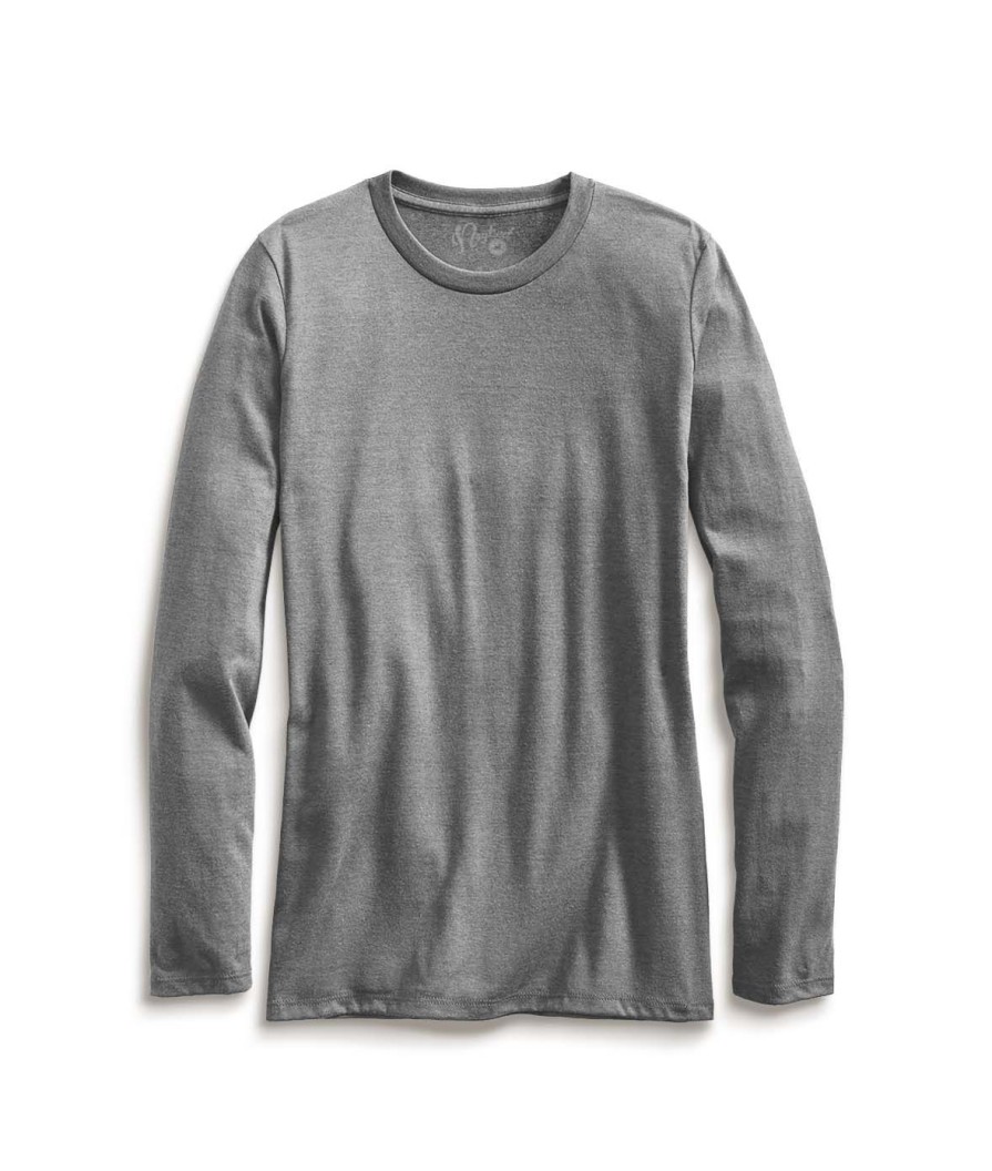 Nayked Apparel Women'S Ridiculously Soft Recycled Lightweight Long Sleeve T-Shirt