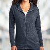 Nayked Apparel Women'S Ridiculously Soft Lightweight Full-Zip Hoodie