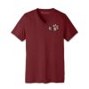 Nayked Apparel Men'S Ridiculously Soft Lightweight V-Neck Graphic Tee | Luv Paw Print