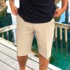 Nayked Apparel Men'S Khaki Hybrid Stretch Short