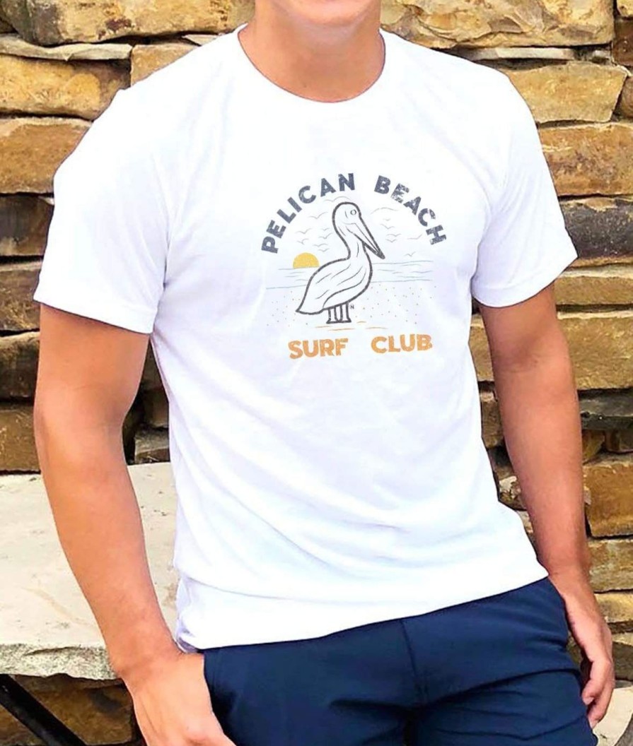 Nayked Apparel Men'S Ridiculously Soft Midweight Graphic Tee | Pelican Beach