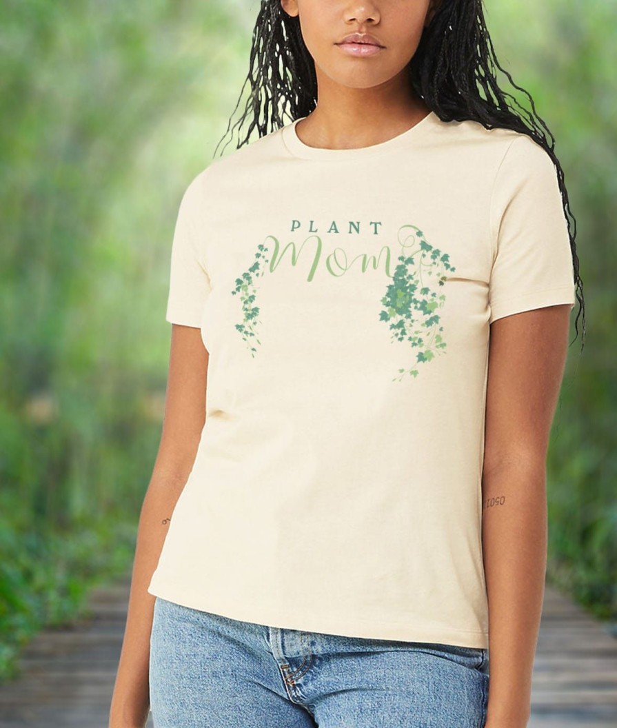 Nayked Apparel Women'S Ridiculously Soft Lightweight Graphic Tee | Plant Mom