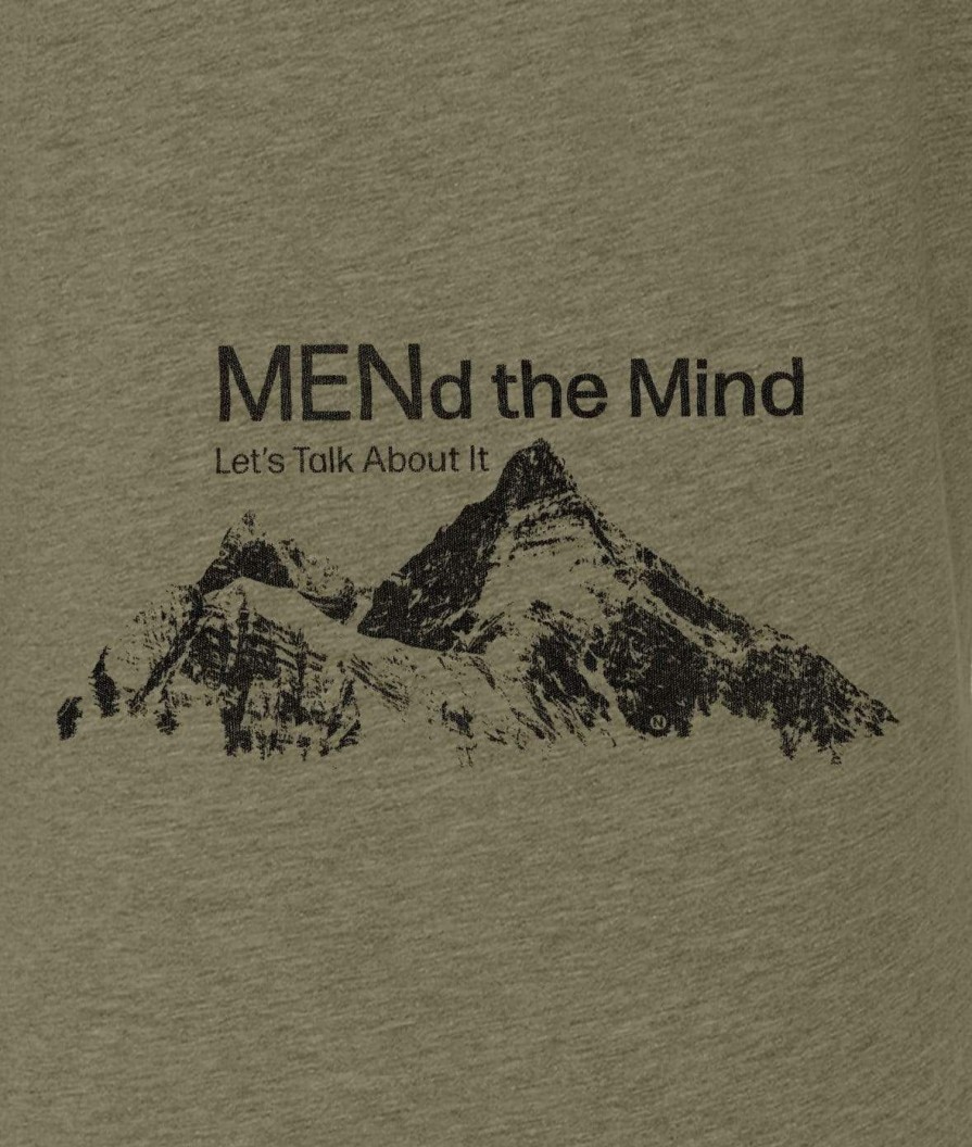 Nayked Apparel Ridiculously Soft Big Graphic T-Shirt | Mend The Mind-Mountains