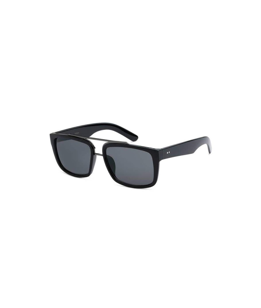 Nayked Apparel Men'S Square-Framed Sunglasses, Lifetime Guarantee