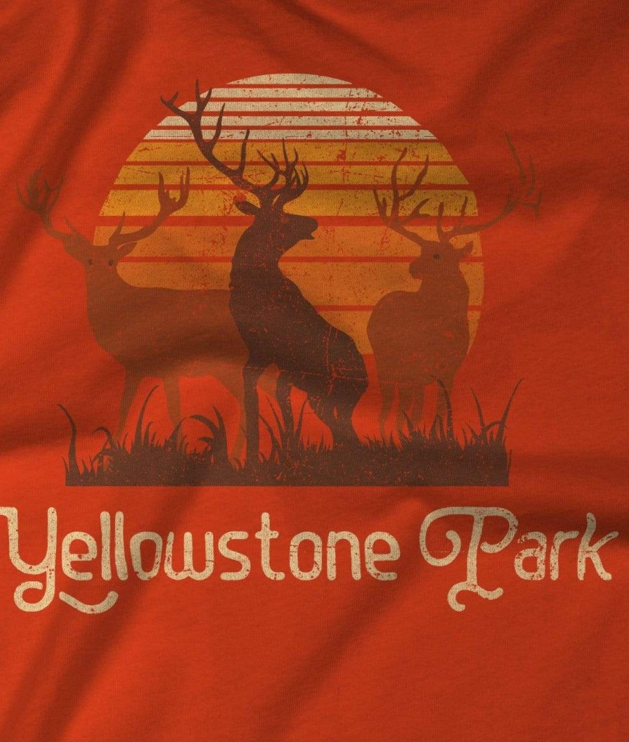 Nayked Apparel Women'S Ridiculously Soft Graphic Tee | Yellowstone Park