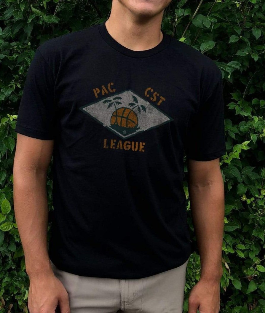 Nayked Apparel Men'S Ridiculously Soft Midweight Graphic Tee | Pacific Coast League