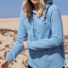 Nayked Apparel Women'S California Wave Wash Hoodie