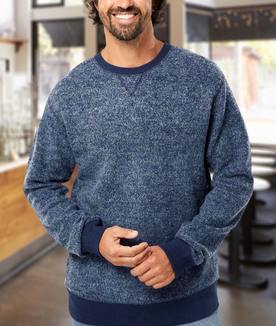 Nayked Apparel Men'S Ridiculously Soft Aspen Brushed Fleece Pullover