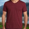 Nayked Apparel Men'S Big Ridiculously Soft Recycled Lightweight V-Neck T-Shirt