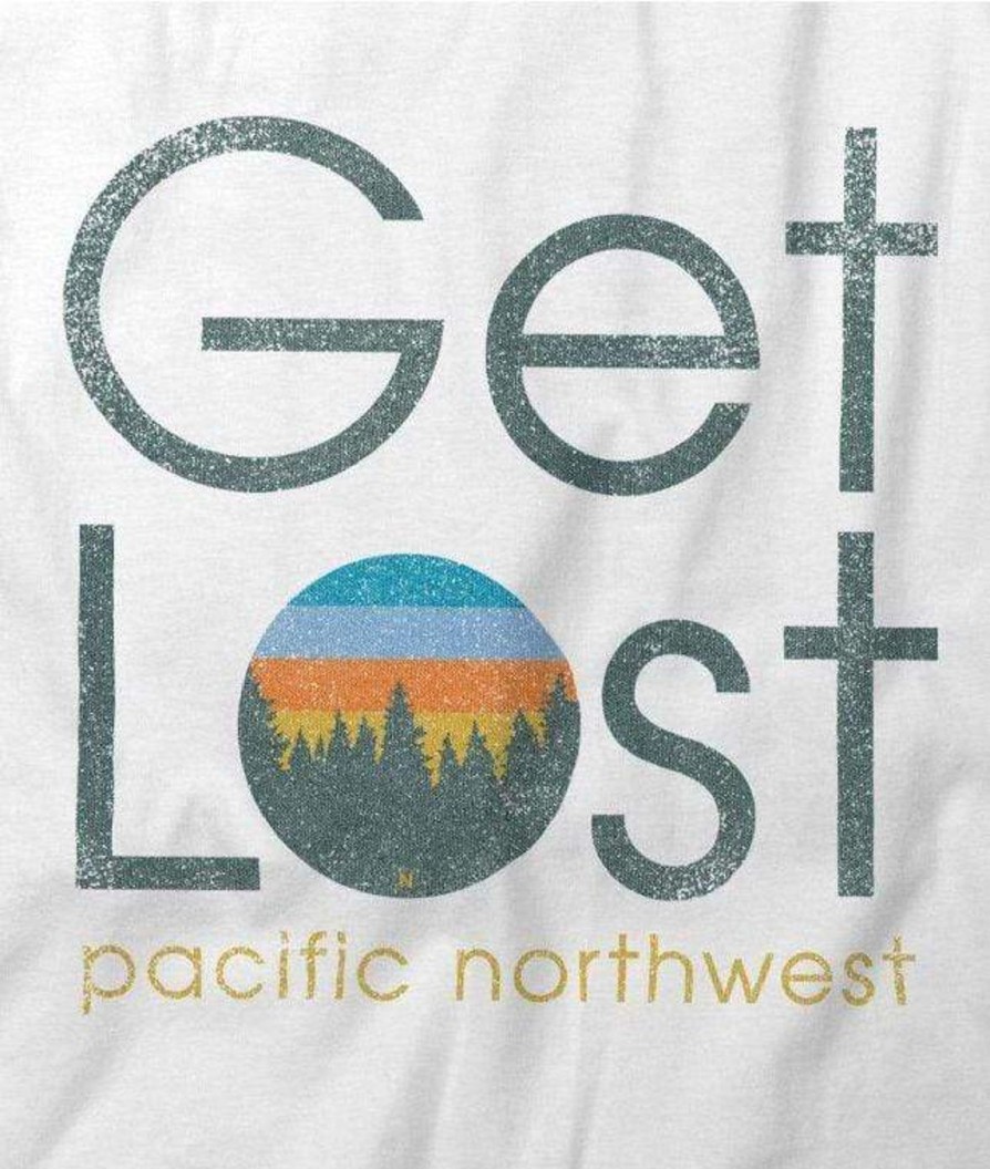 Nayked Apparel Men'S Ridiculously Soft Midweight Graphic Tee | Get Lost