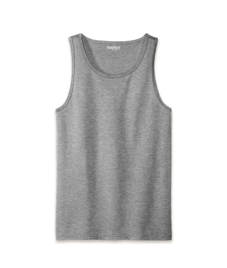 Nayked Apparel Men'S Big Ridiculously Soft Recycled Lightweight Tank