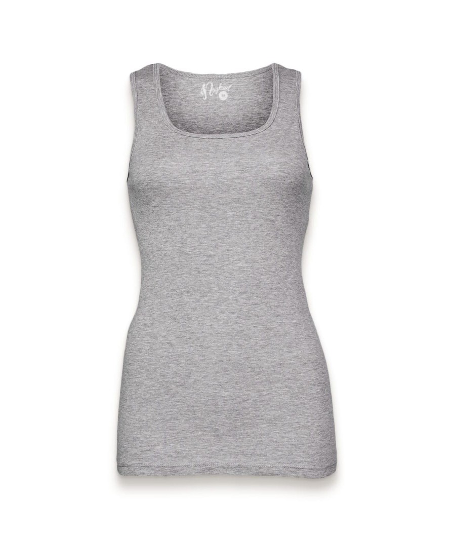 Nayked Apparel Women'S Soft Micro Ribbed Tank