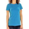 Nayked Apparel Women'S Ridiculously Soft Midweight Crew Neck T-Shirt