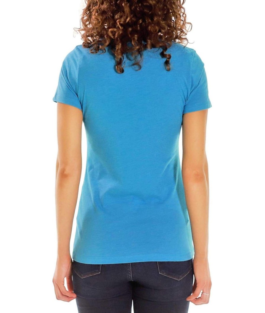 Nayked Apparel Women'S Ridiculously Soft Midweight Crew Neck T-Shirt