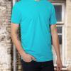 Nayked Apparel Men'S Ridiculously Soft Sueded Crew T-Shirt | New Arrival Colors