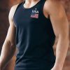 Nayked Apparel Ridiculously Soft Men'S Big Usa Graphic Tank