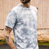 Nayked Apparel Men'S Soft Tie Dye Recycled Short Sleeve T-Shirt